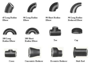 What are the different types of steel fittings?